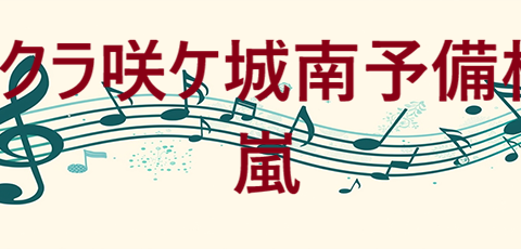 サクラ咲ケ城南予備校 嵐